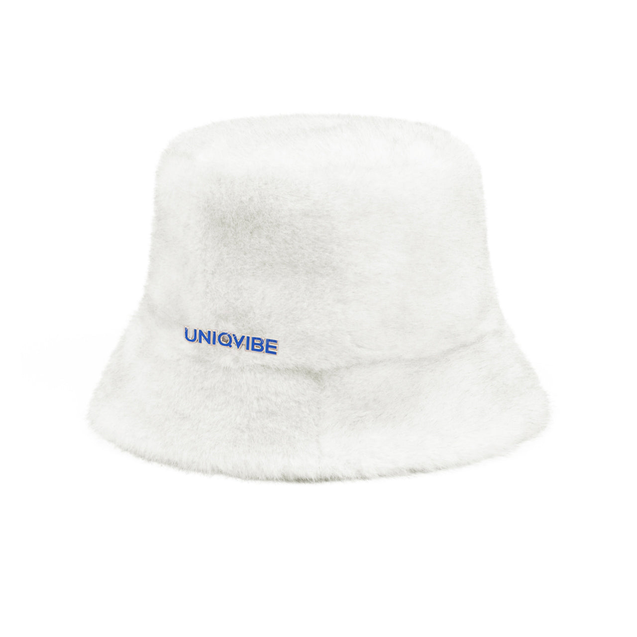 Faux Fur Imitation Mink lacquered Metal Brooch Bucket Hat
