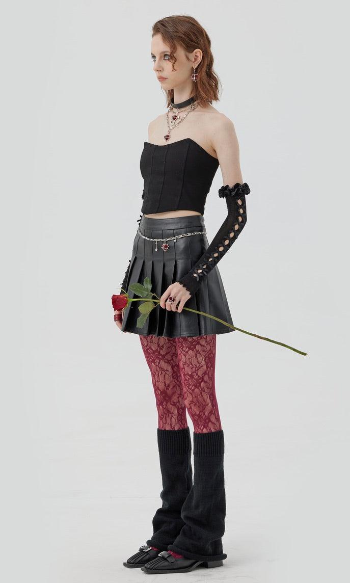 Bell-bottoms Flares Knitted Leg Warmers - Uniqvibe