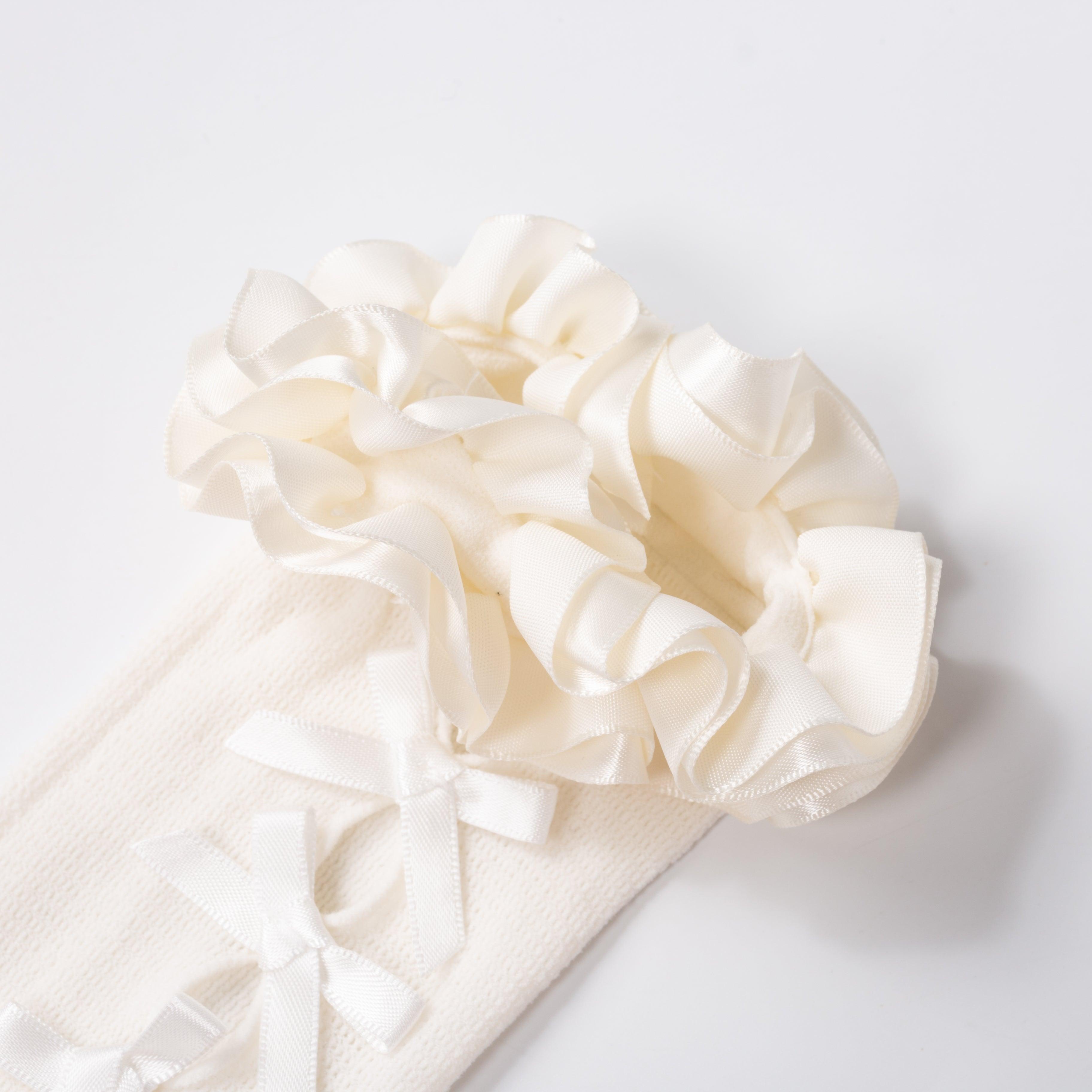 Black Cutout Bow With Satin Pleated Sleeves - Uniqvibe