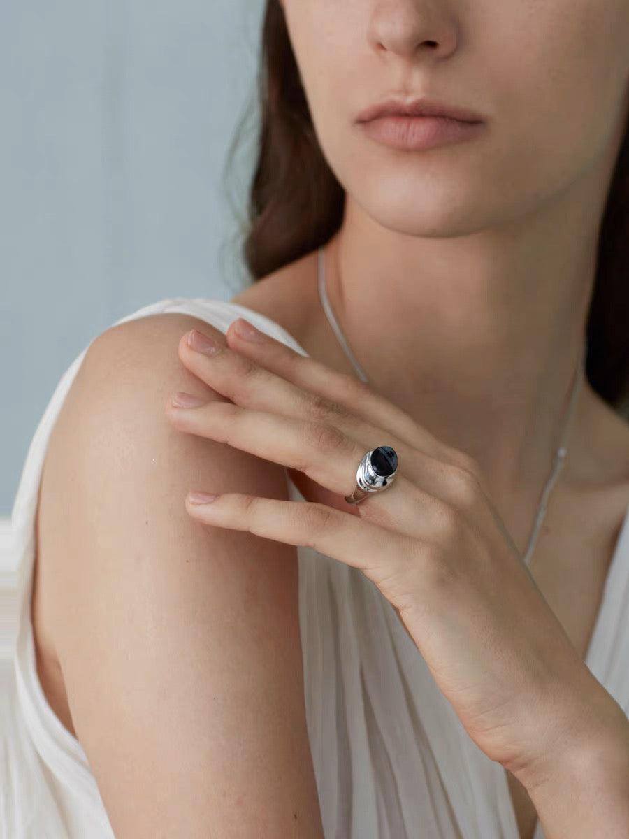 Black Onyx Ring - Uniqvibe