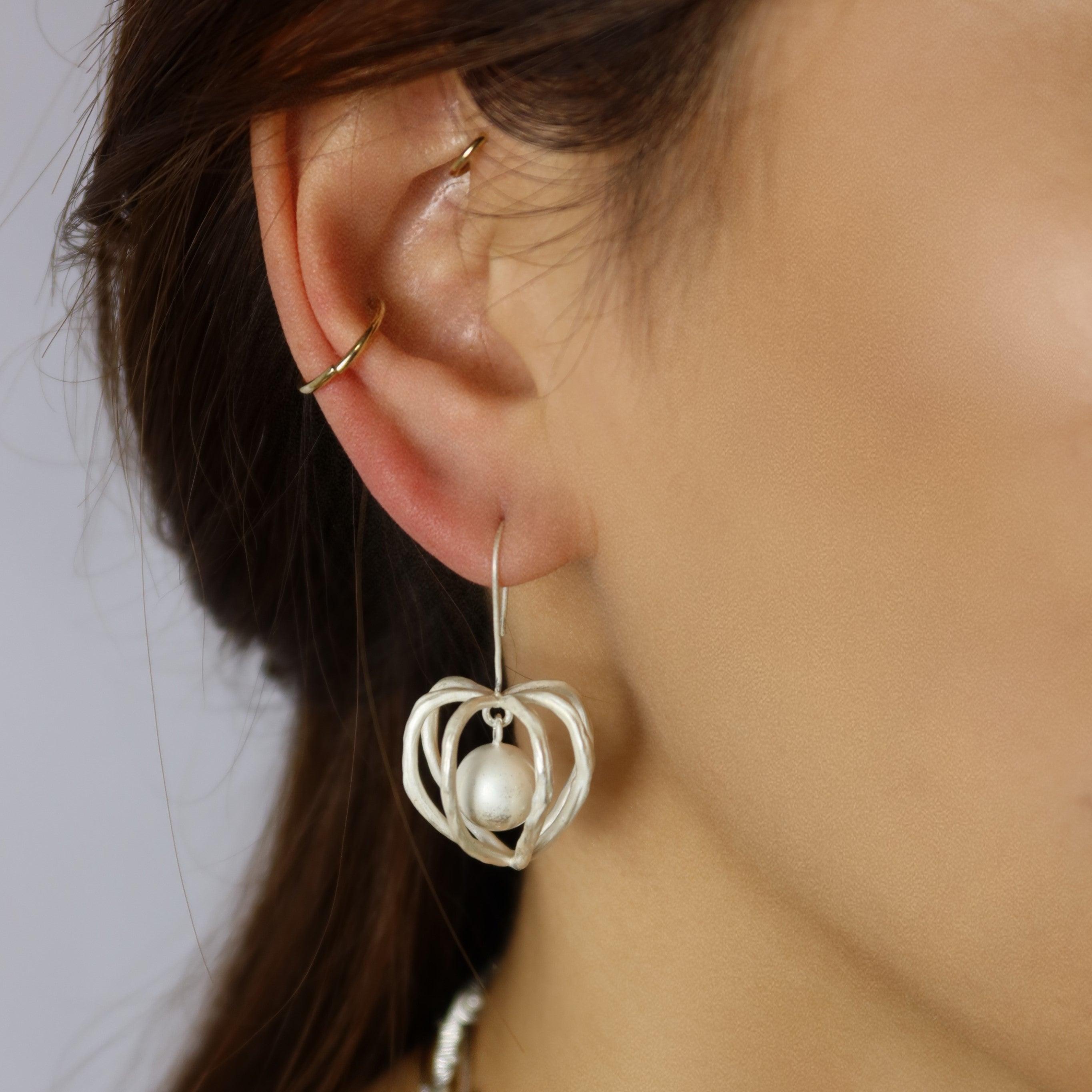 Lantern Sterling Silver Fruit Earrings - Uniqvibe