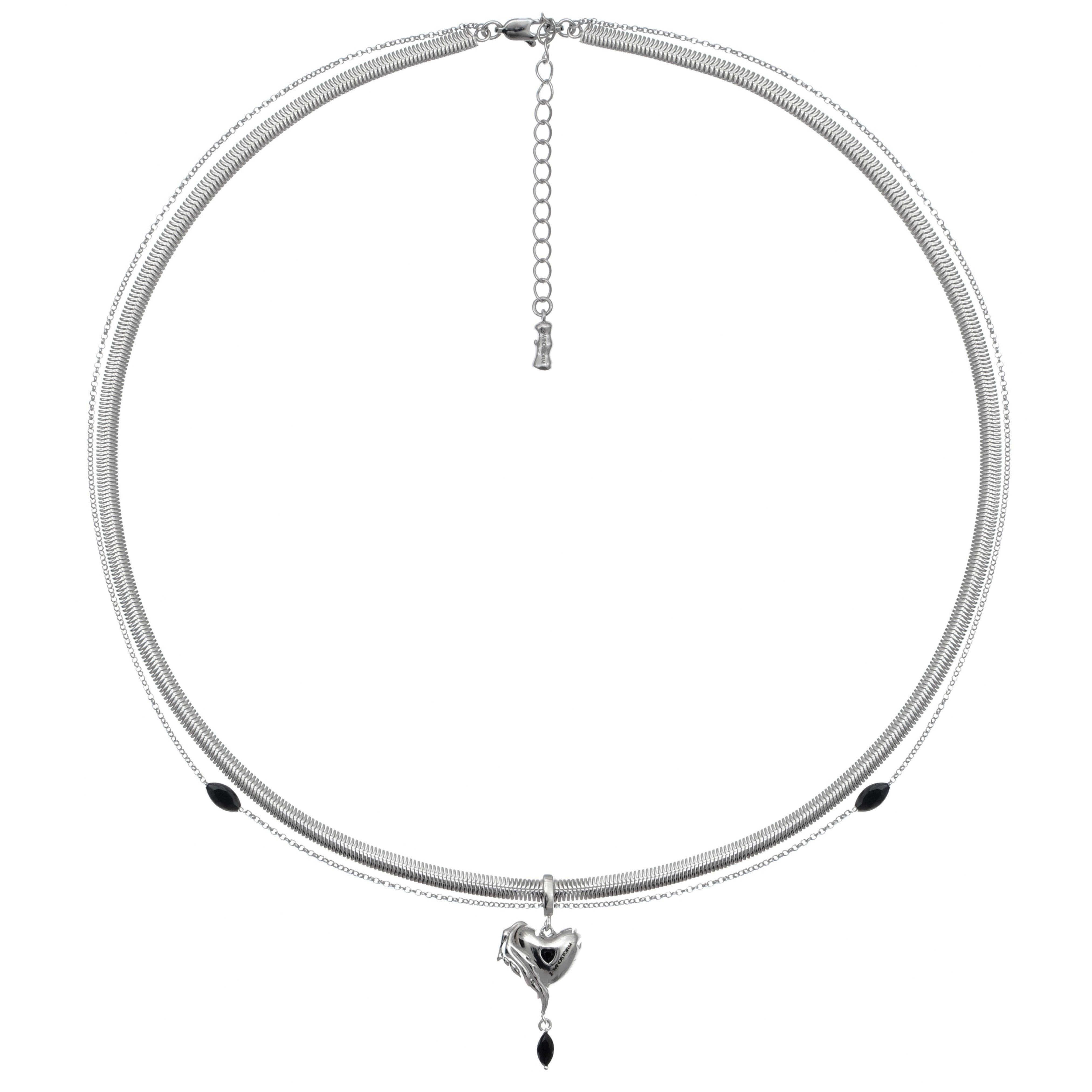 Love Pendant Double Clavicle Necklace - Uniqvibe
