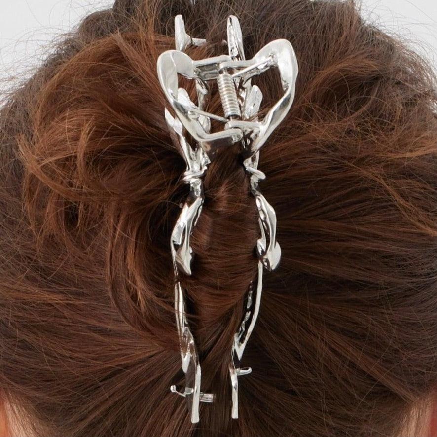 Metal Bowknot Hair Claw Clips - Uniqvibe