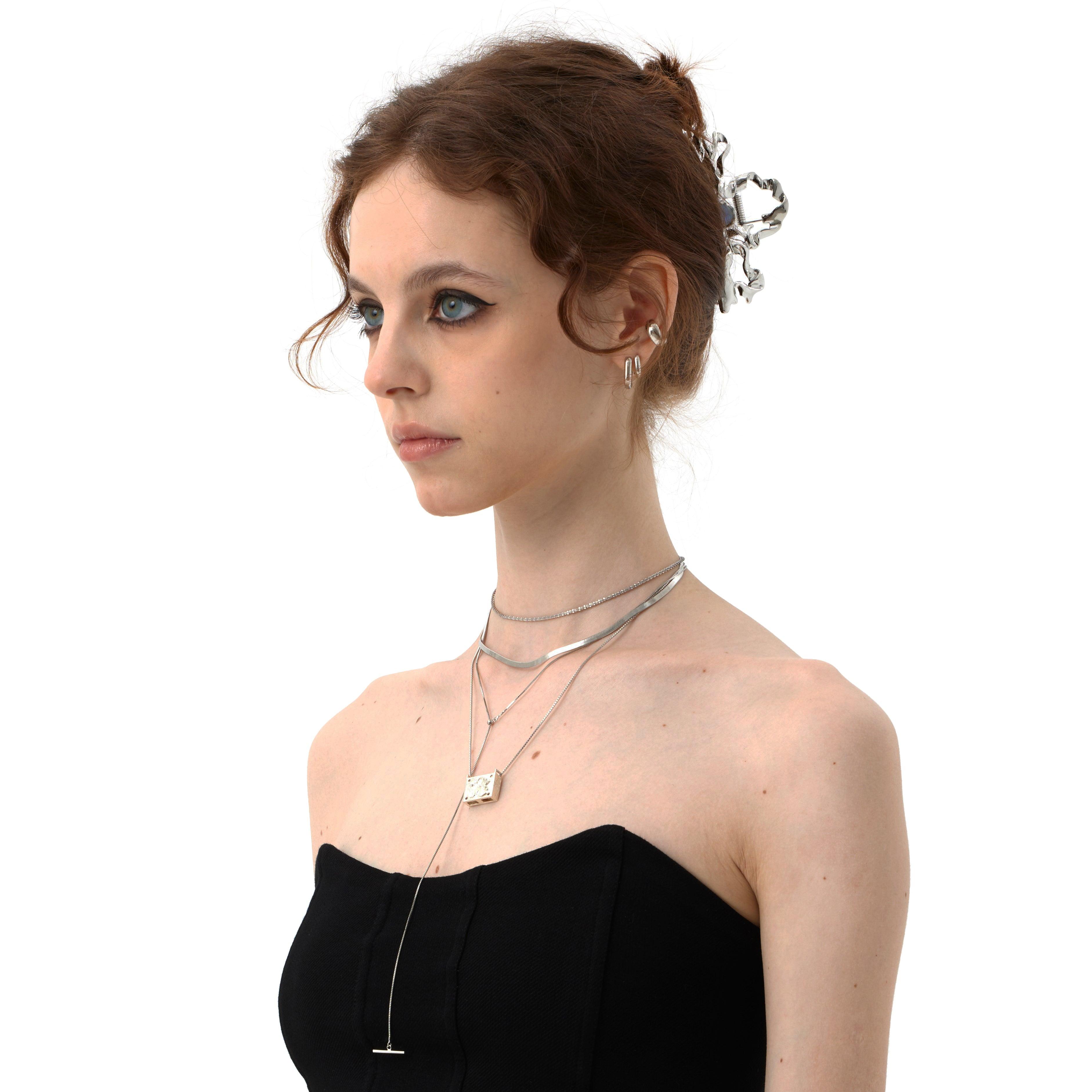 Metal Moonstone Hair Claw Clips - Uniqvibe