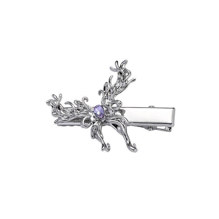 Metal Zircon Butterfly Hair Clip - Uniqvibe