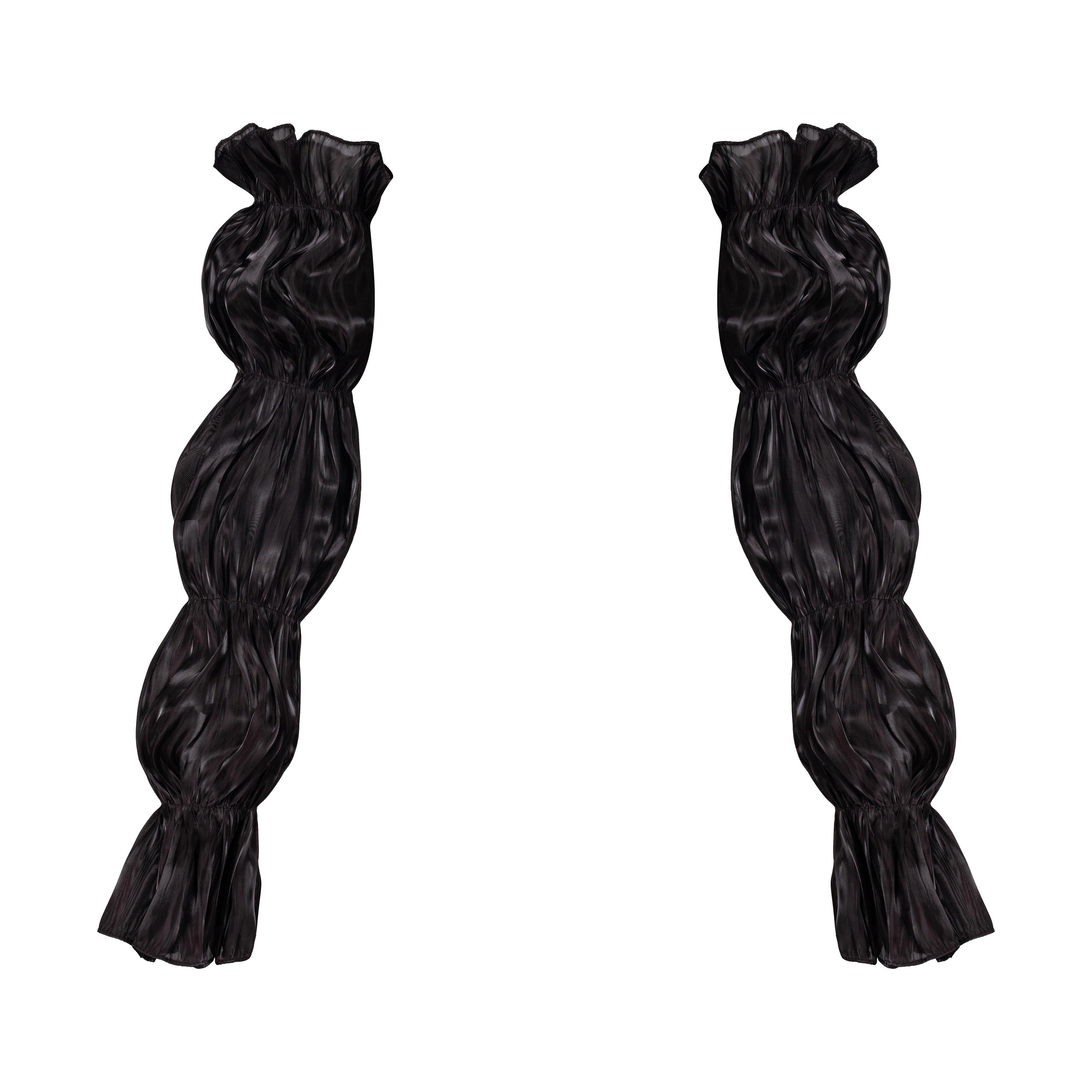 Multisegment Stretch Tulle Puff Sleeves - Uniqvibe