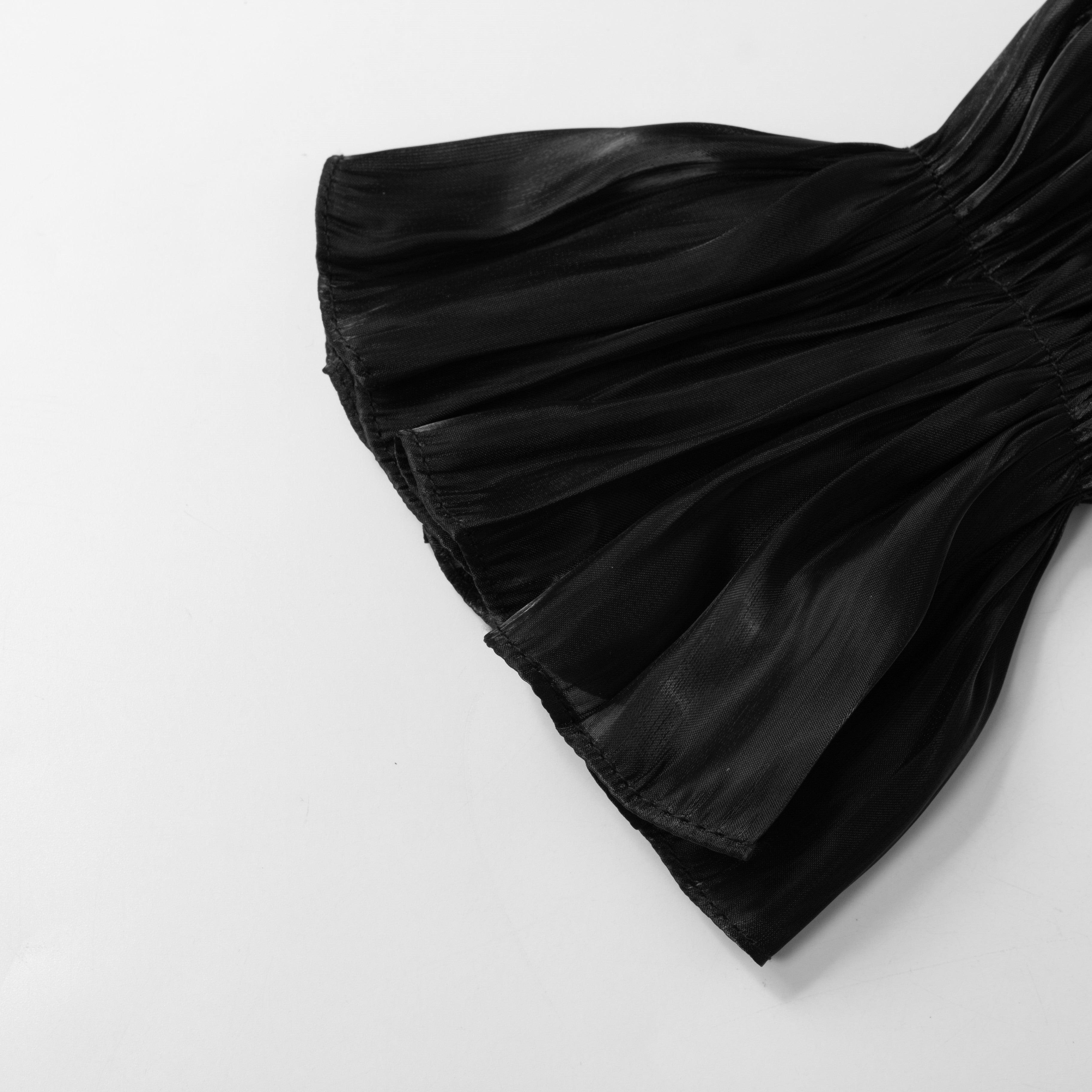 Multisegment Stretch Tulle Puff Sleeves - Uniqvibe