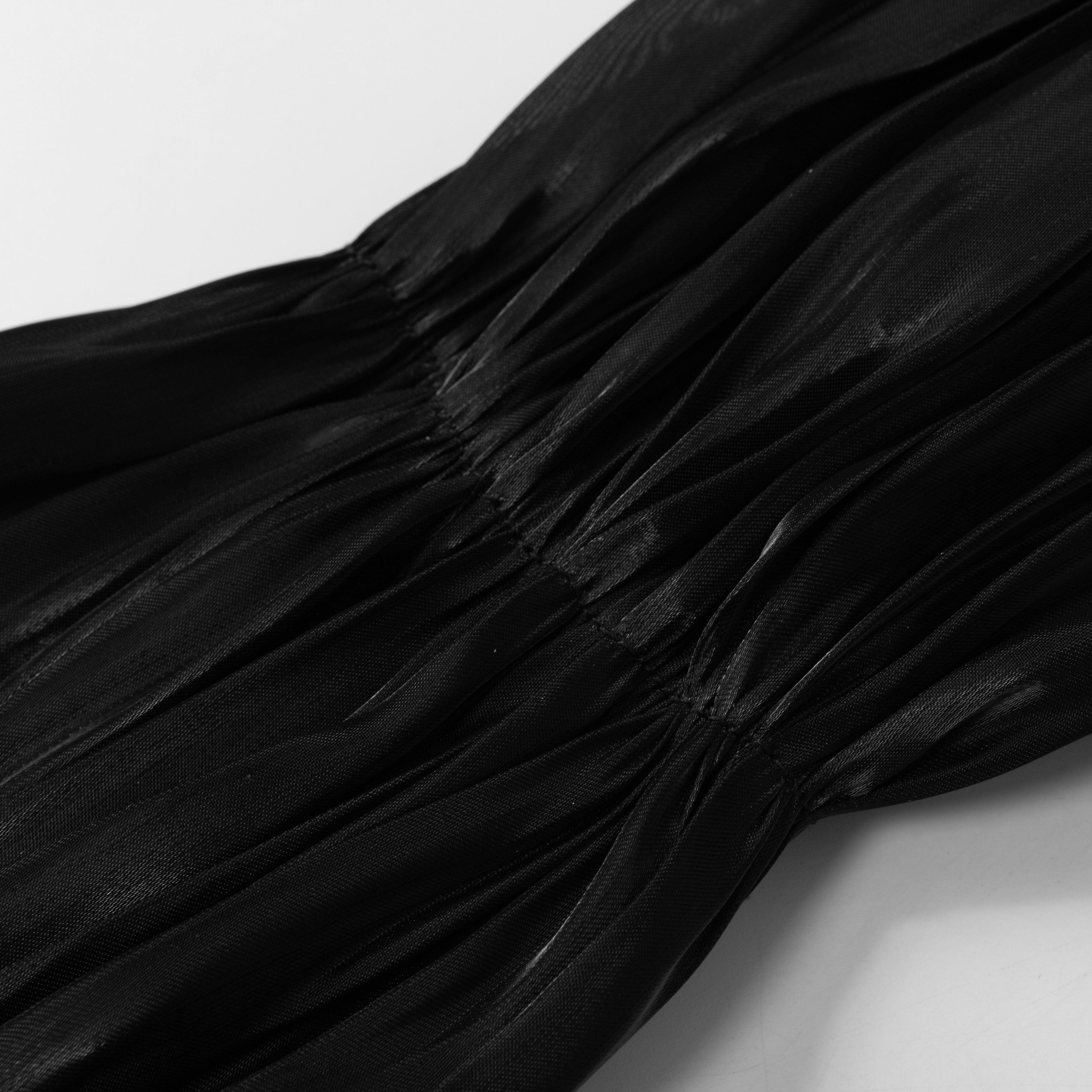 Multisegment Stretch Tulle Puff Sleeves - Uniqvibe