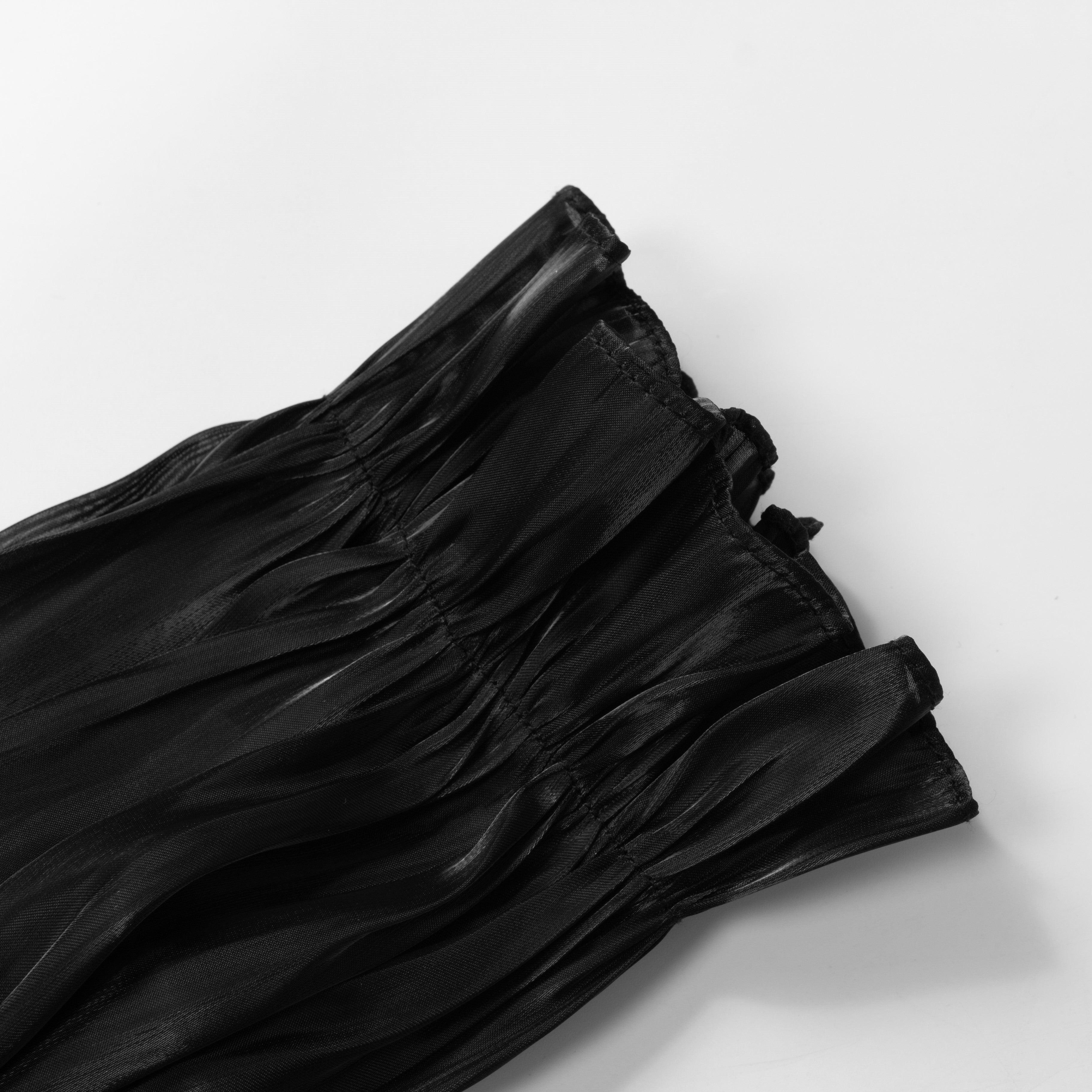 Multisegment Stretch Tulle Puff Sleeves - Uniqvibe