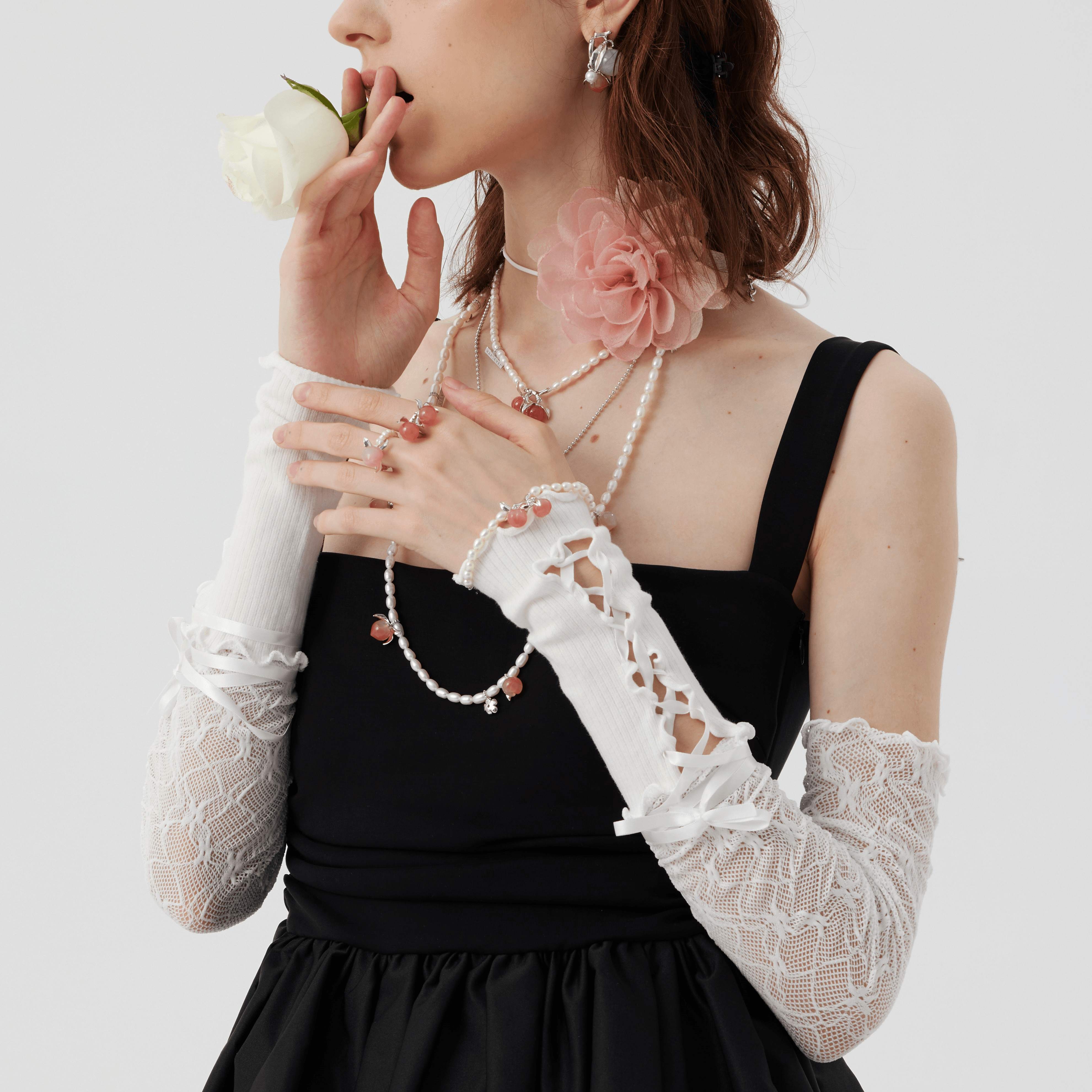 Natural Agate Double Peaches Ring - Uniqvibe