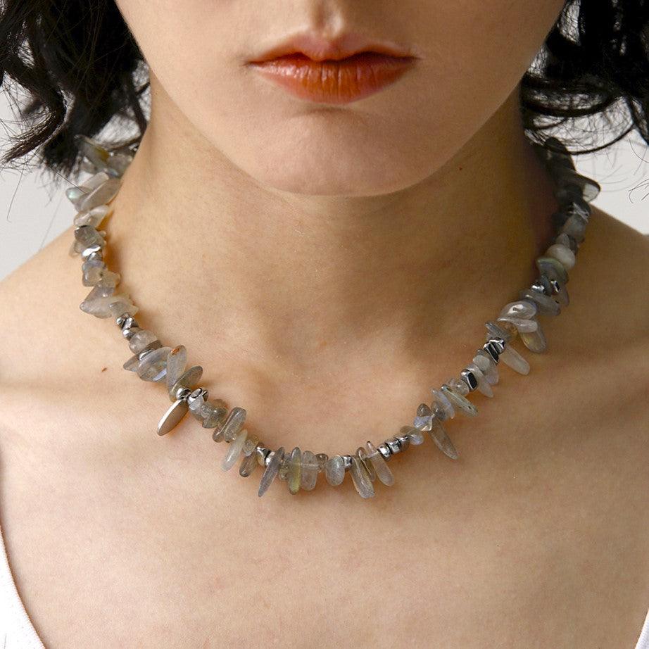 Natural Moonstone Necklace - Uniqvibe