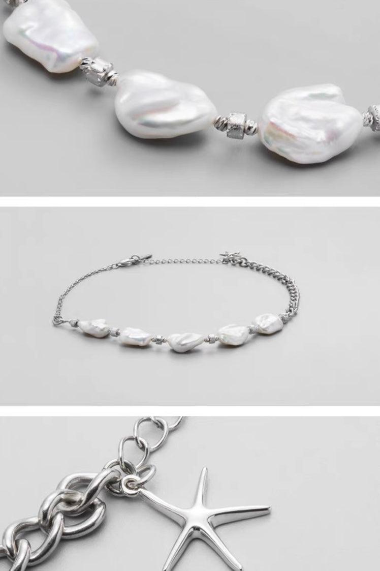 Nature Baroque Pearl Necklace - Uniqvibe