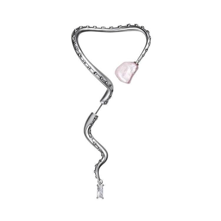 Octopus Leg Natural Baroque Pearl Earring - Uniqvibe