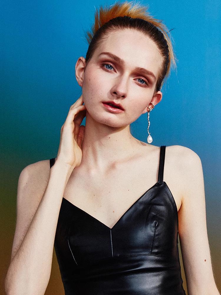 Octopus Tentacles Natural Baroque Pearls Ear Cuff - Uniqvibe