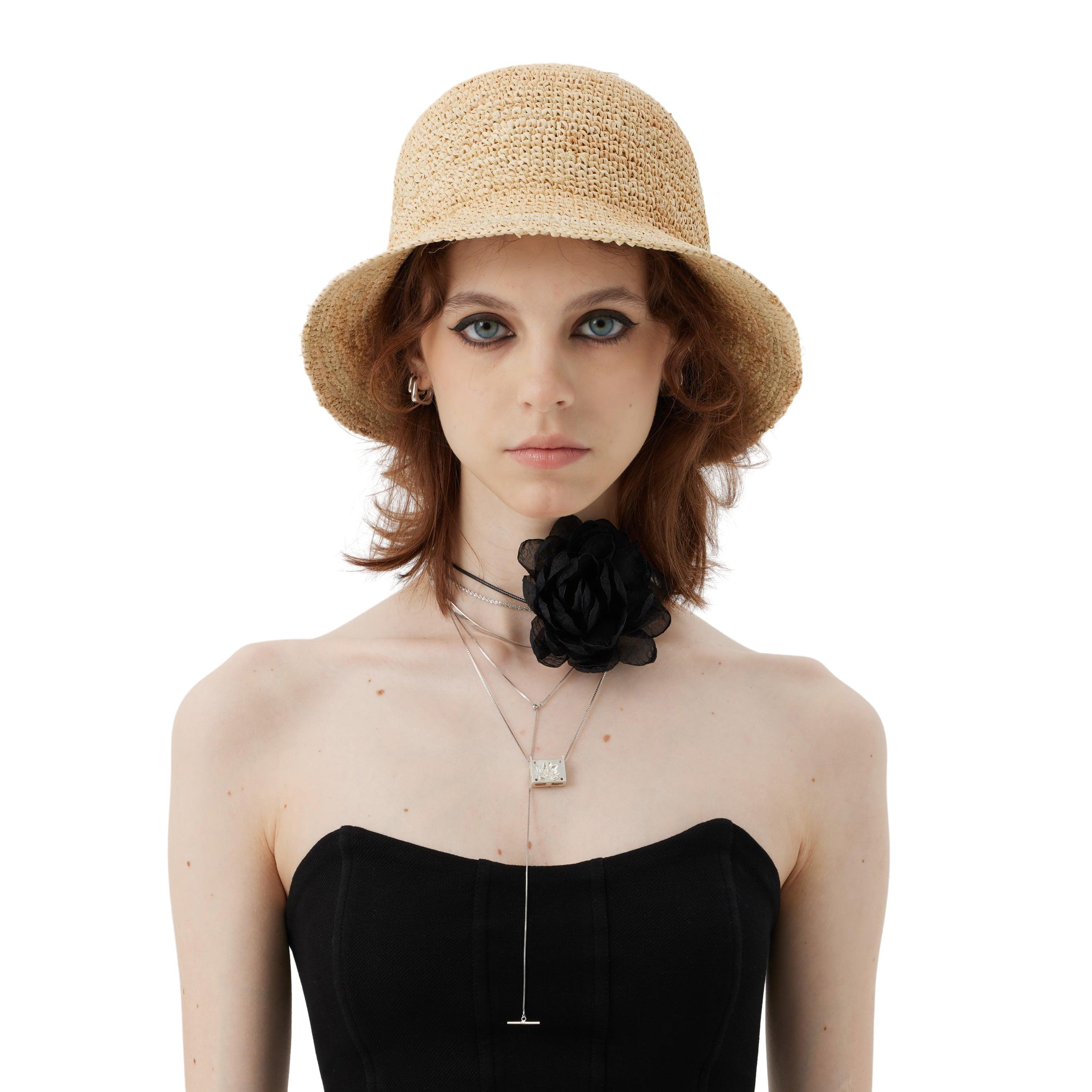 Original Straw Bucket Beach Hat - Uniqvibe