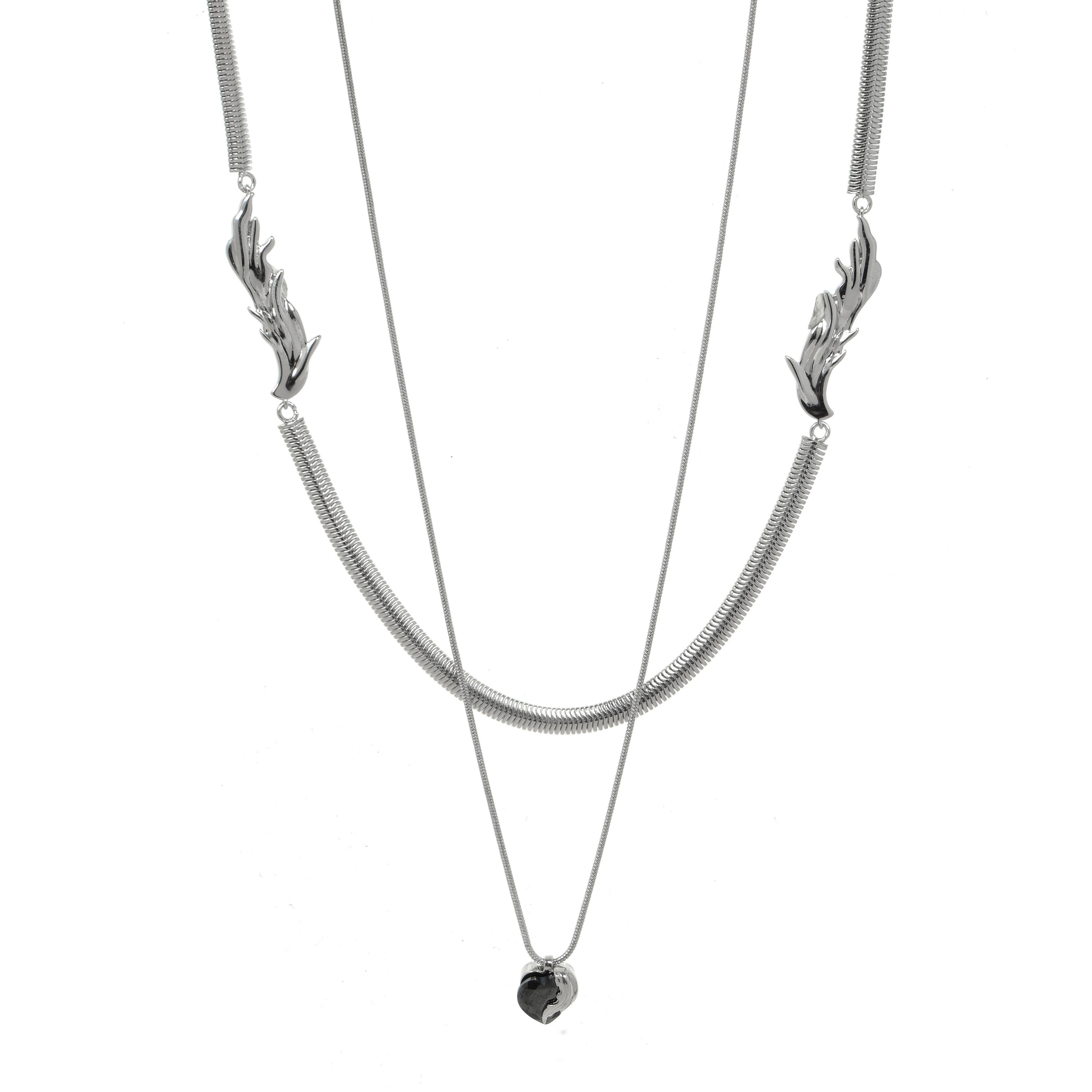Radiant Wing Pendant Double Clavicle Necklace - Uniqvibe