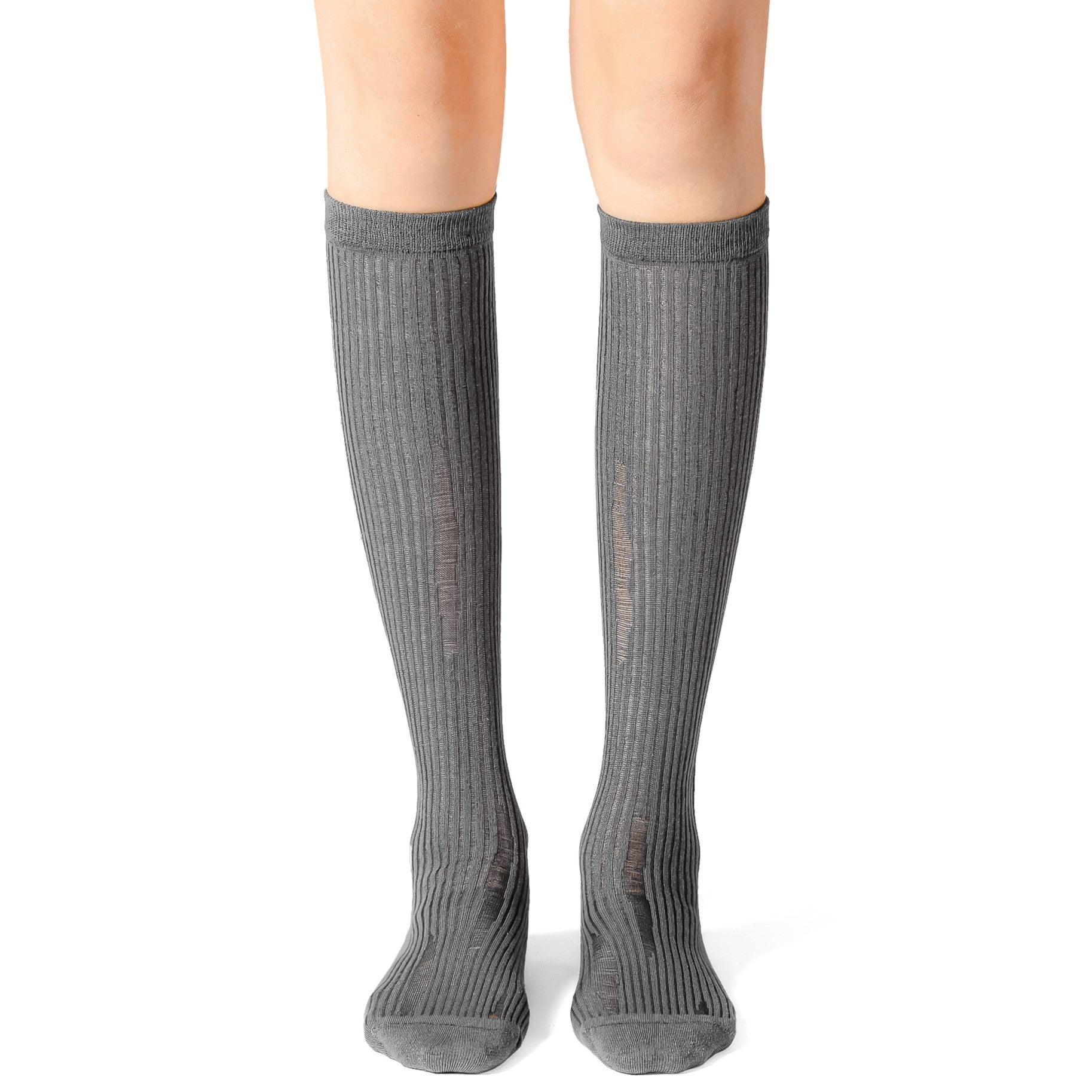 Ripped Stretch Long Socks - Uniqvibe