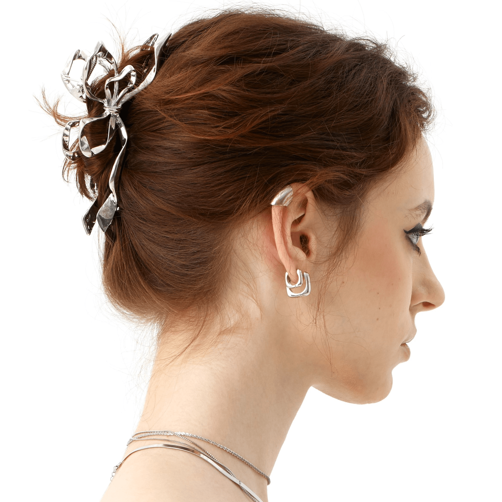 Squarel Daily Anti-allergy Silver Earrings - Uniqvibe