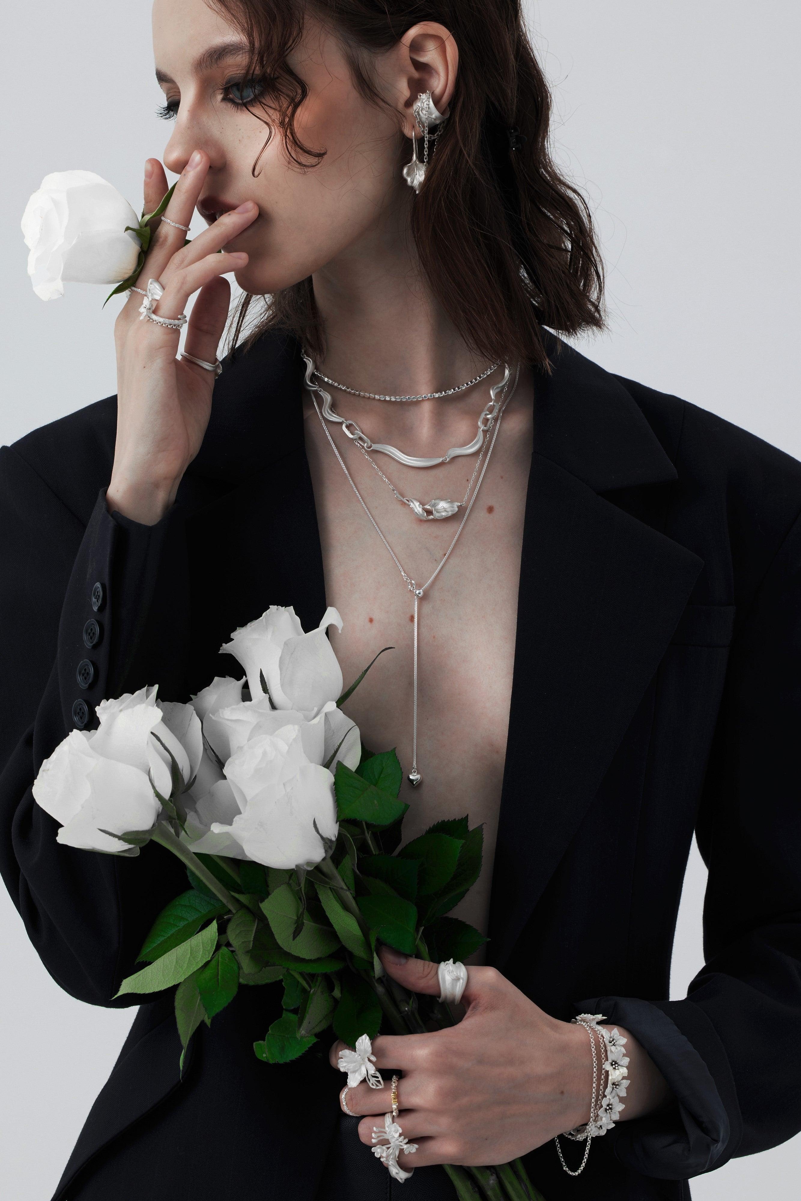 Sterling Silver Square Daily Necklace - Uniqvibe