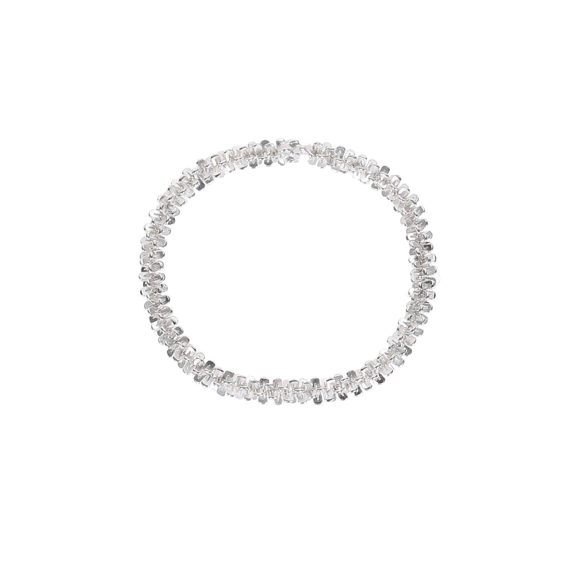 Super Shiny Sterling Silver Soft Ring Chain - Uniqvibe