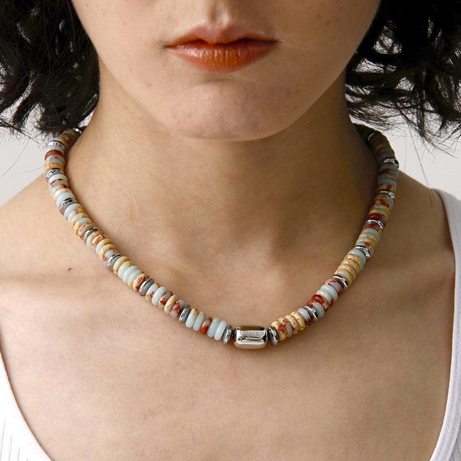 Blue Natural Stone Necklace - Uniqvibe