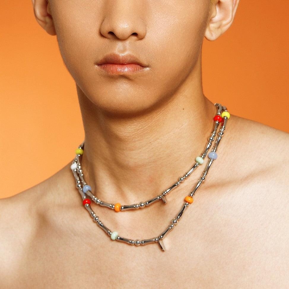 Colored Glaze Necklace - Uniqvibe