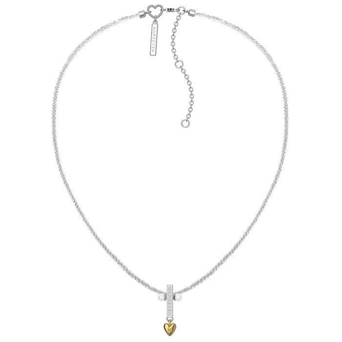 Cross Golden Heart Necklace - Uniqvibe
