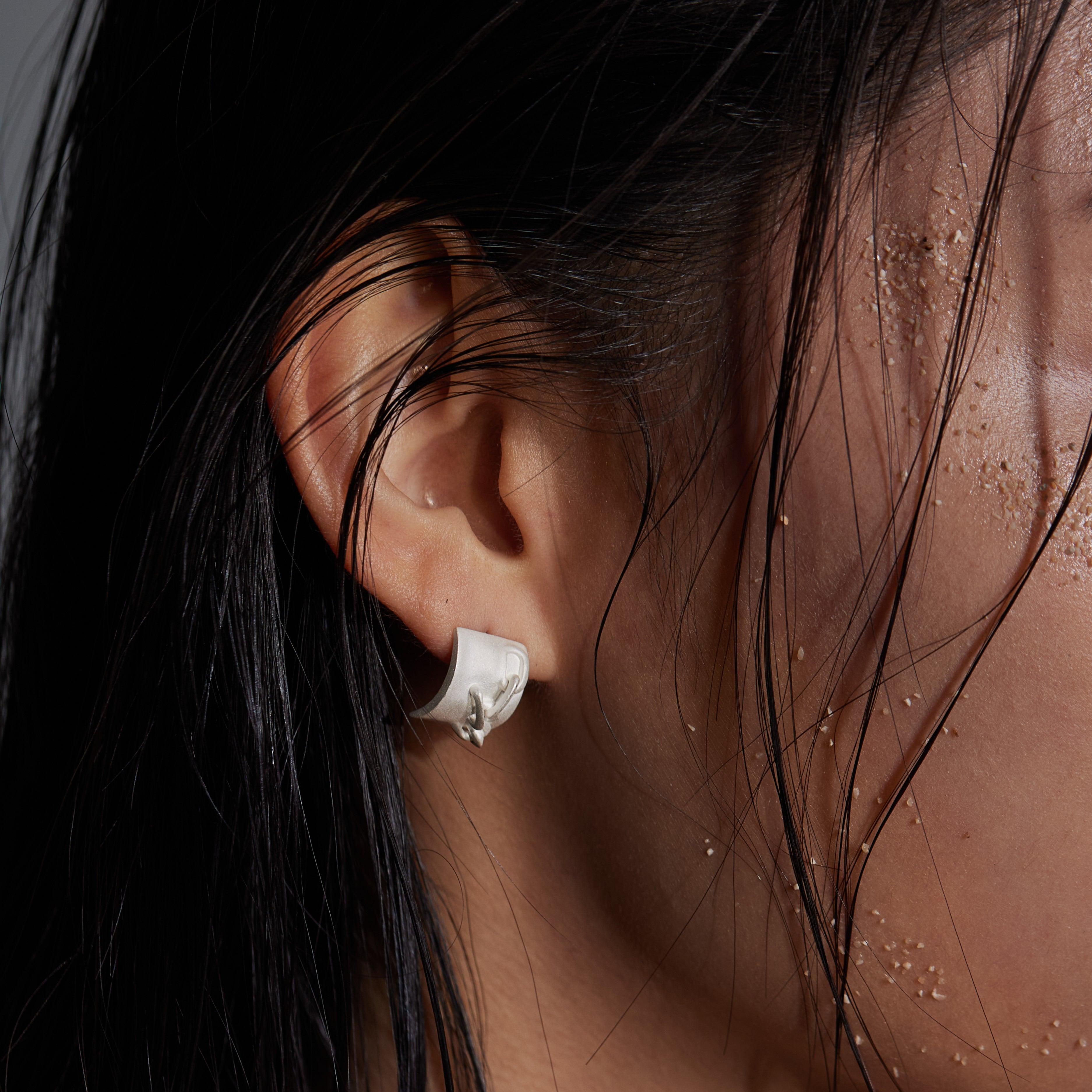 Fading Sand Ear Stud - Uniqvibe