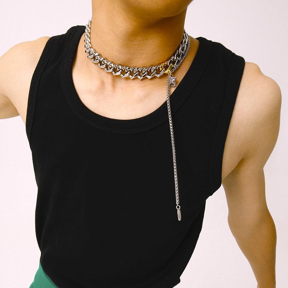 Heart-Shaped Cuban Necklace - Uniqvibe