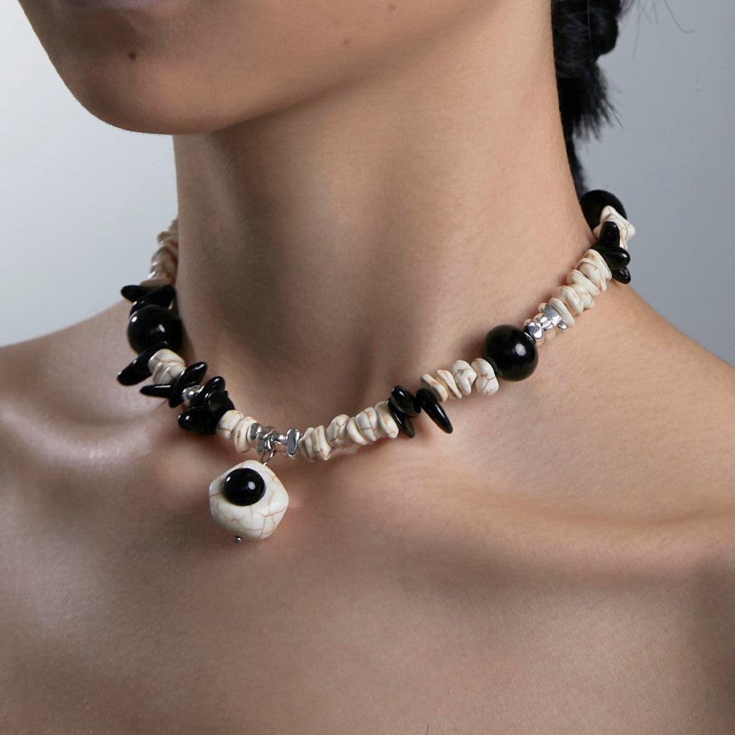 Irregular Skeleton Pendant Necklace - Uniqvibe