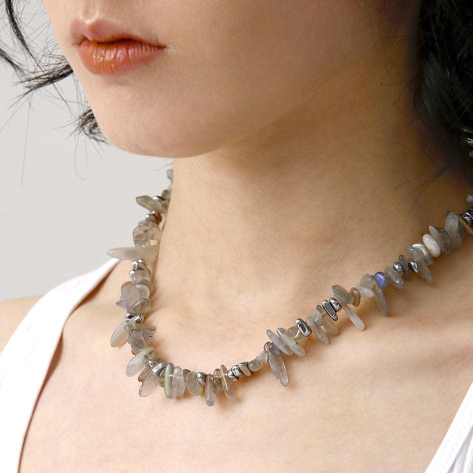 Natural Moonstone Necklace - Uniqvibe