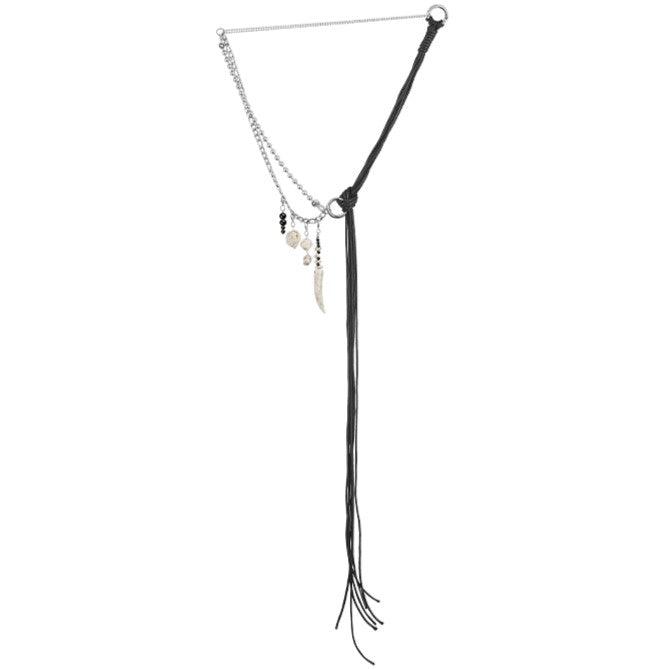 Removable Pendant Skeleton Long Tooth Waist Chain / Belt - Uniqvibe