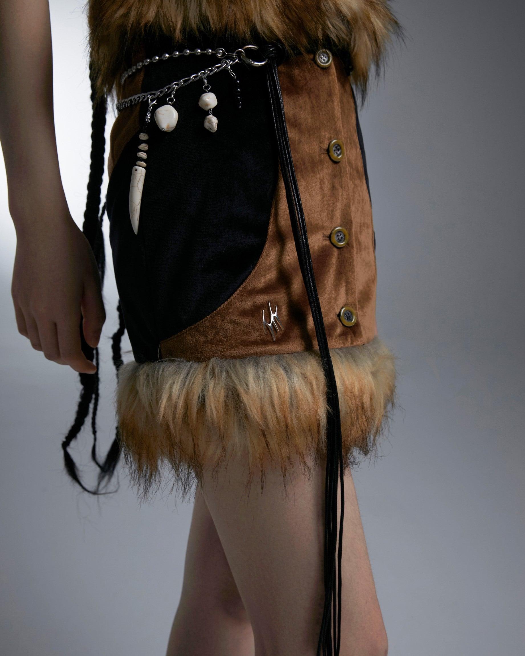 Removable Pendant Skeleton Long Tooth Waist Chain / Belt - Uniqvibe