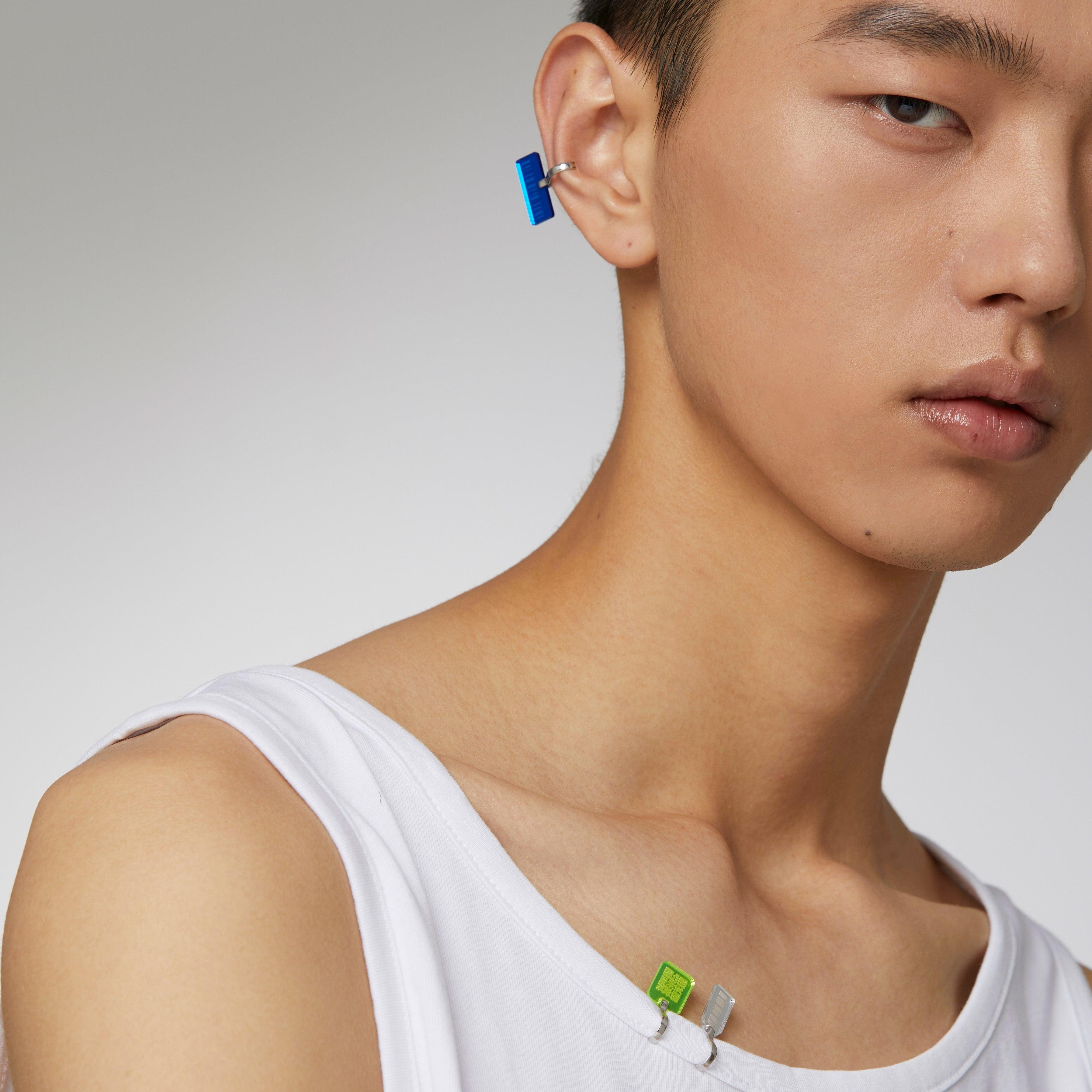 Tag Silver Ear Cuffs - Uniqvibe