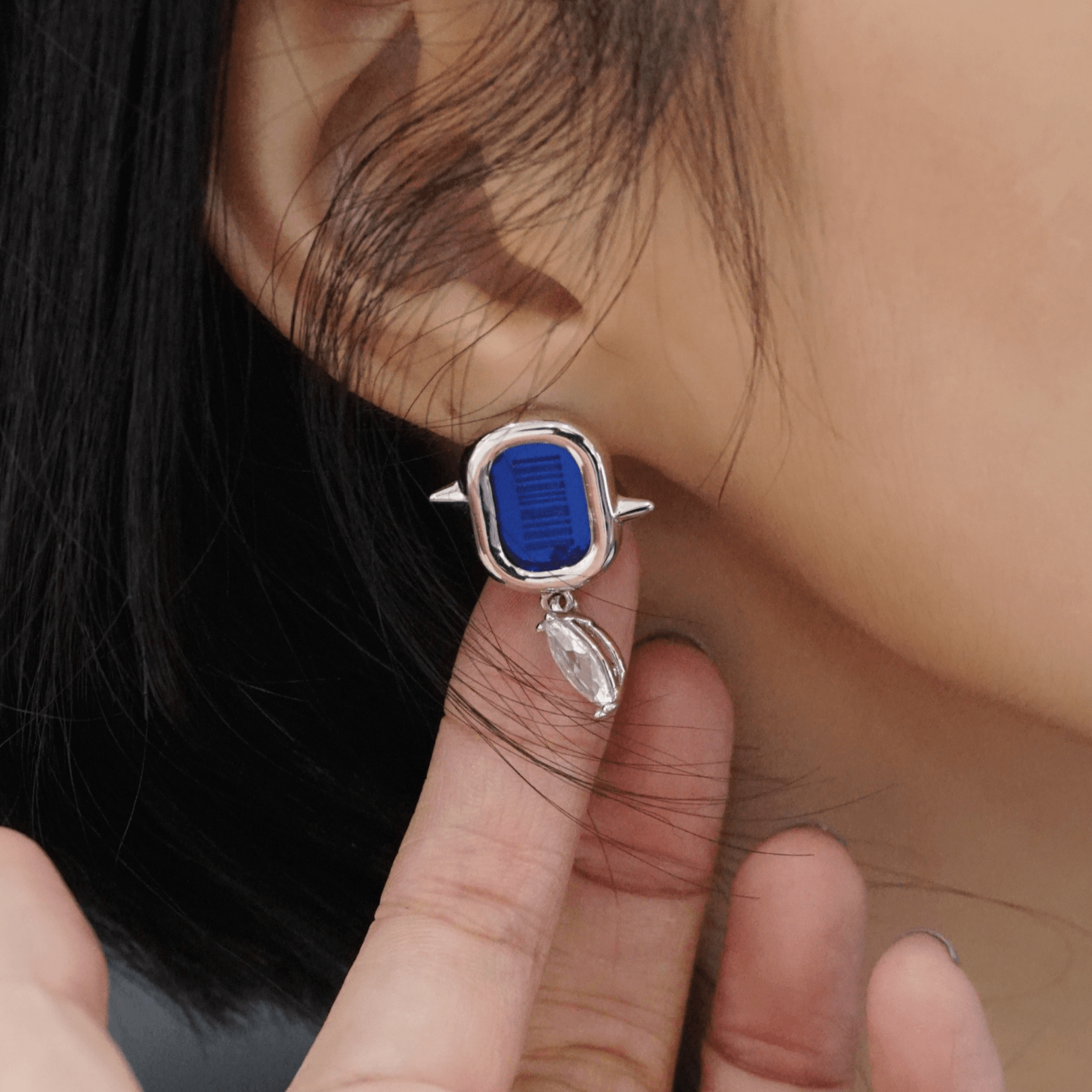 Tag Silver Earings - Uniqvibe