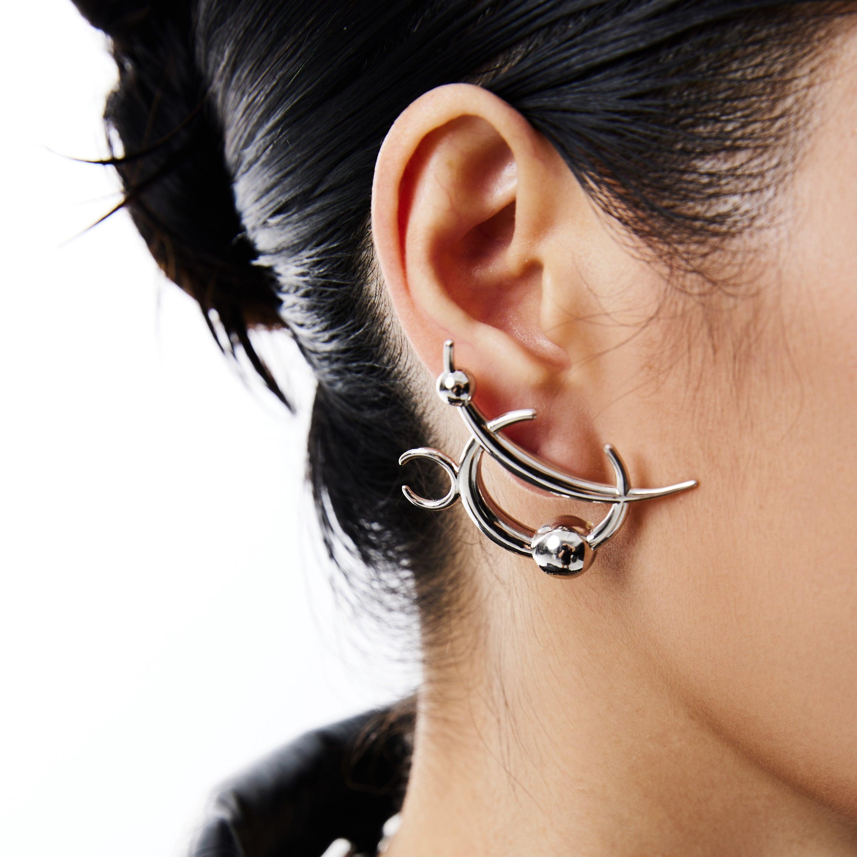 Asymmetry Crescents Earrings - Uniqvibe