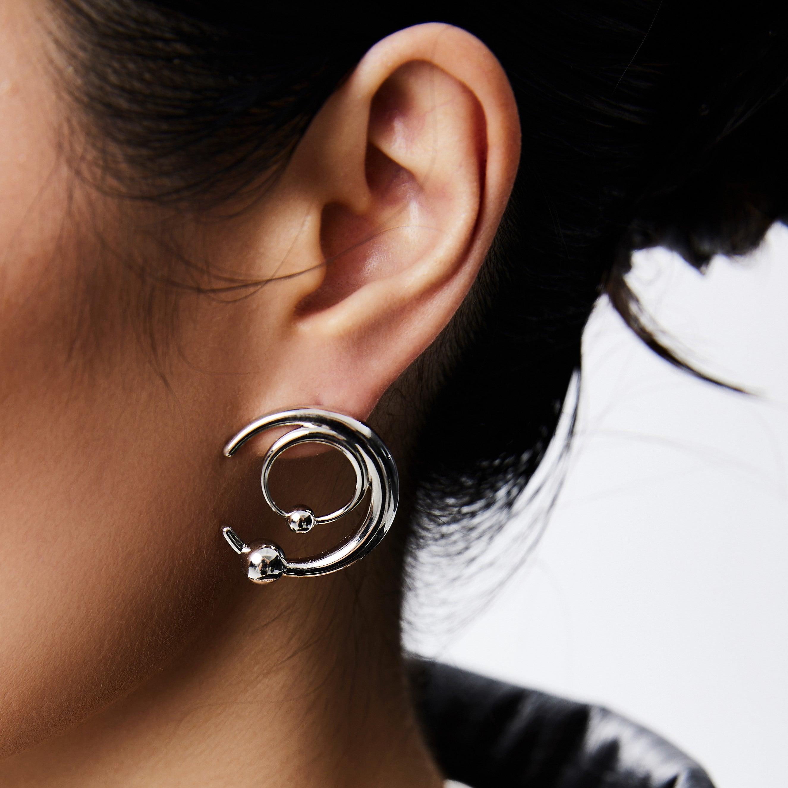 Asymmetry Crescents Earrings - Uniqvibe