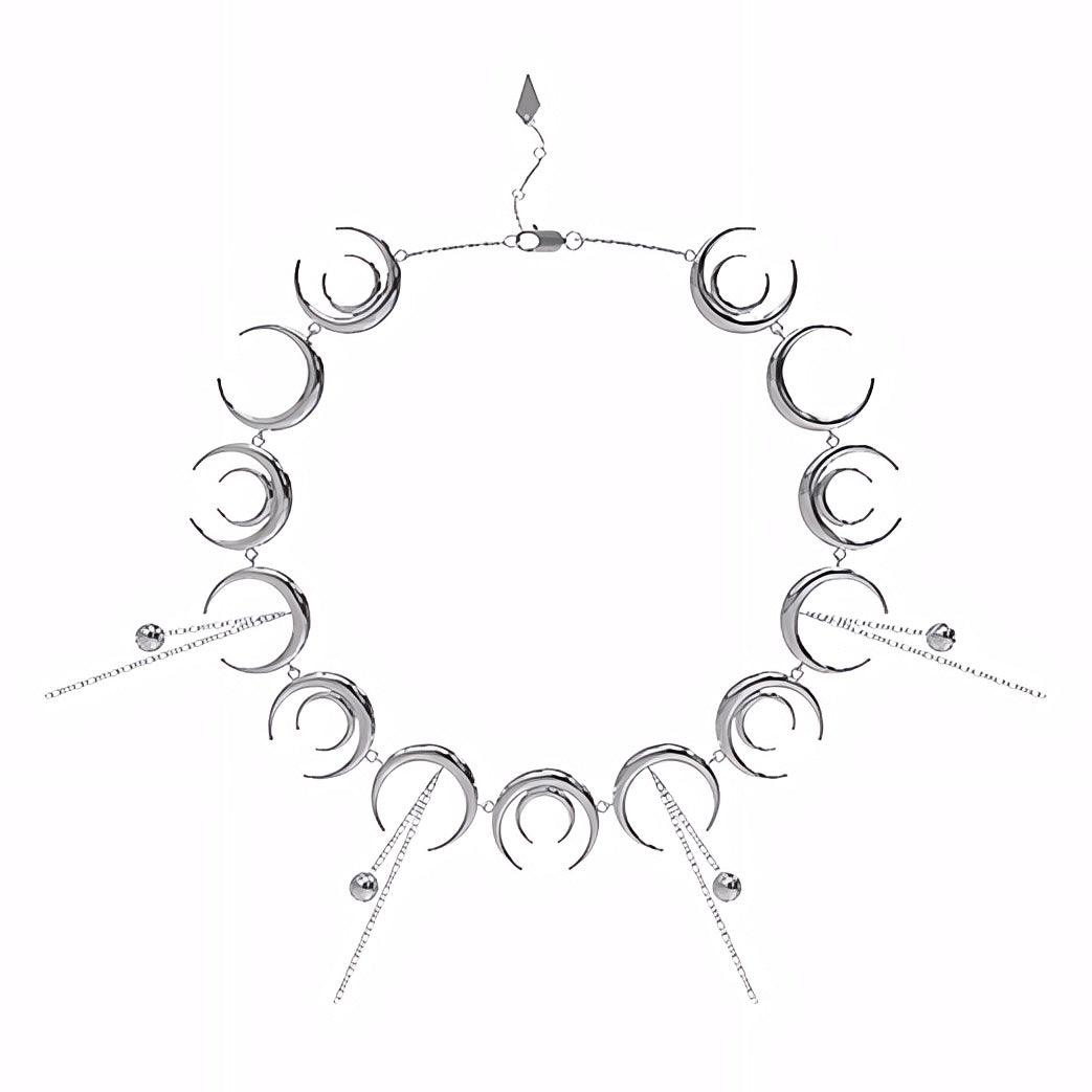 Crescents Necklace - Uniqvibe