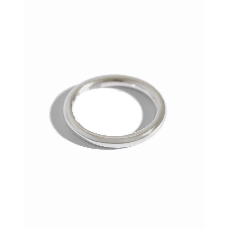 Daily 2.5mm Thick Pure 990 Sterling Silver Ring - Uniqvibe