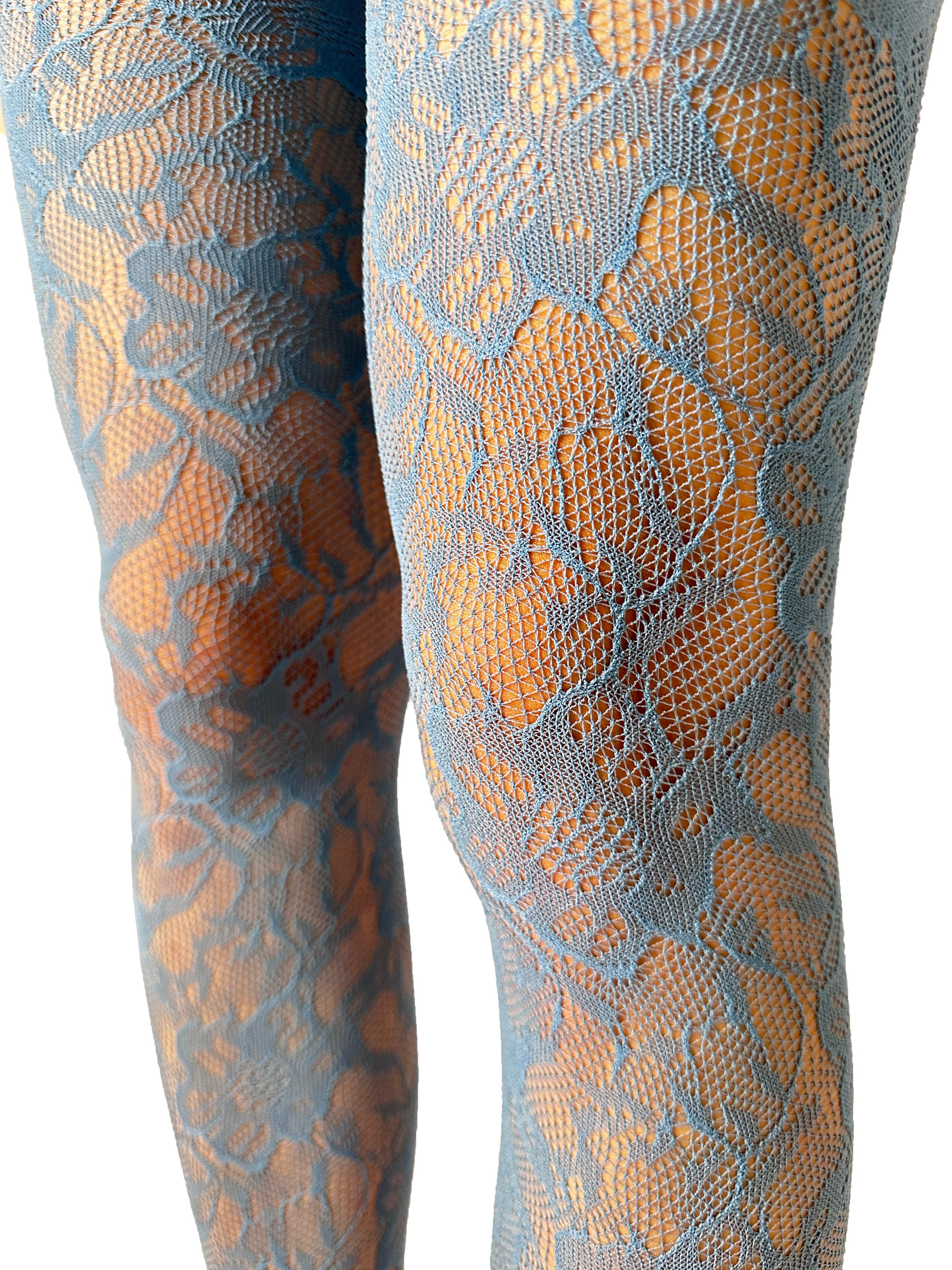 Delicate Floral Patterns Tights - Uniqvibe