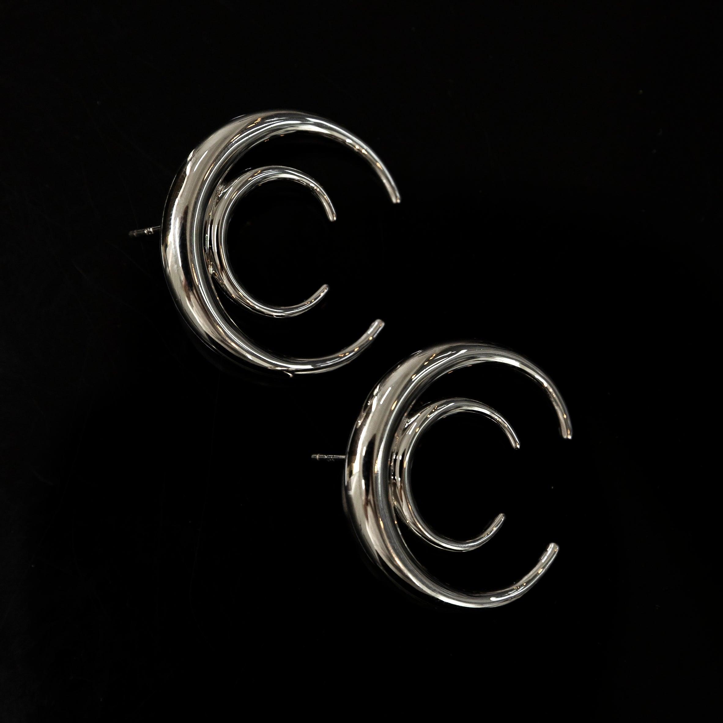 Double Crescents Earrings - Uniqvibe
