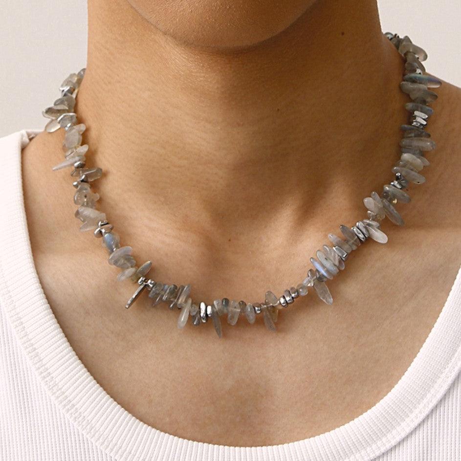Natural Moonstone Necklace - Uniqvibe