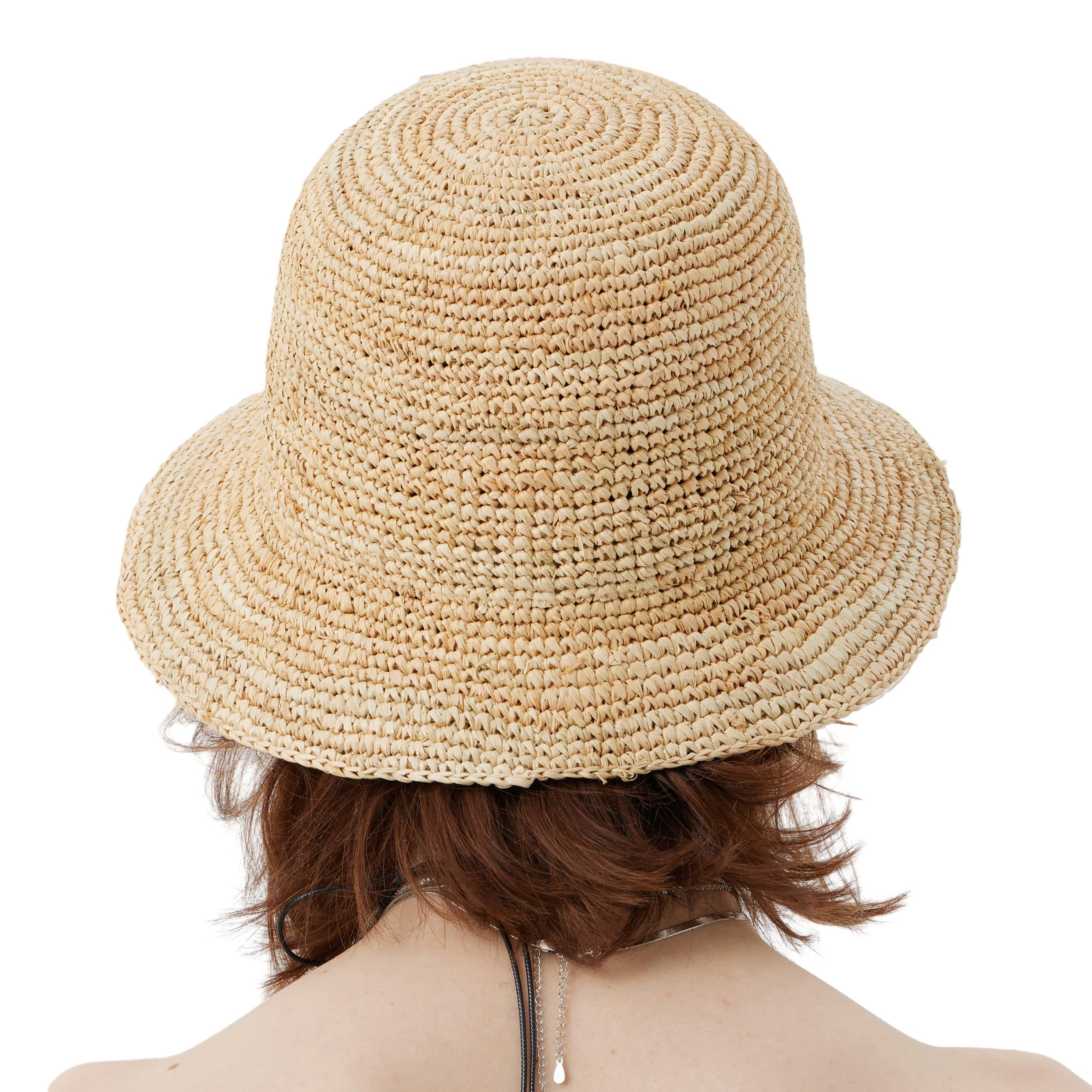 Original Straw Bucket Beach Hat - Uniqvibe