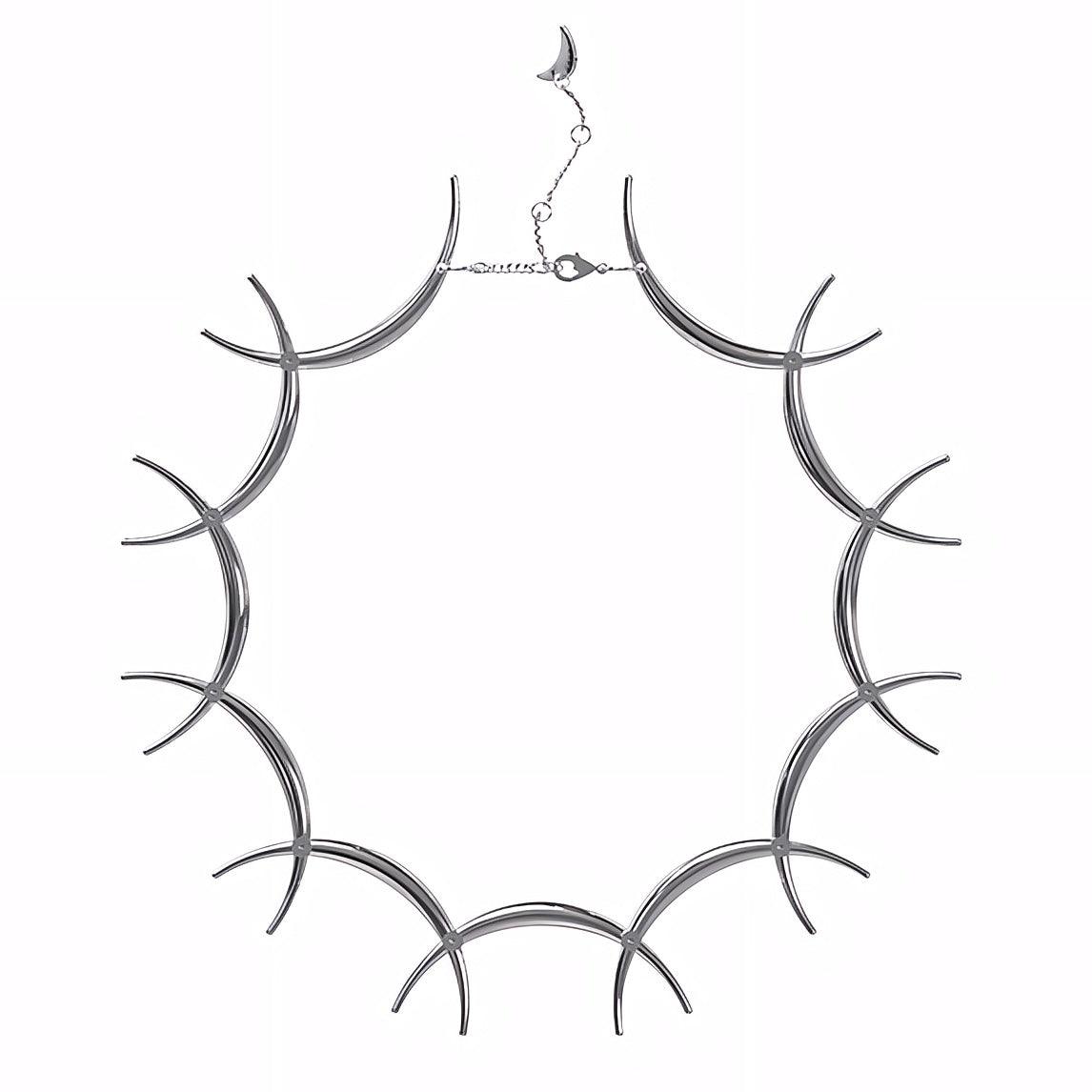 Simple Crescents Necklace - Uniqvibe