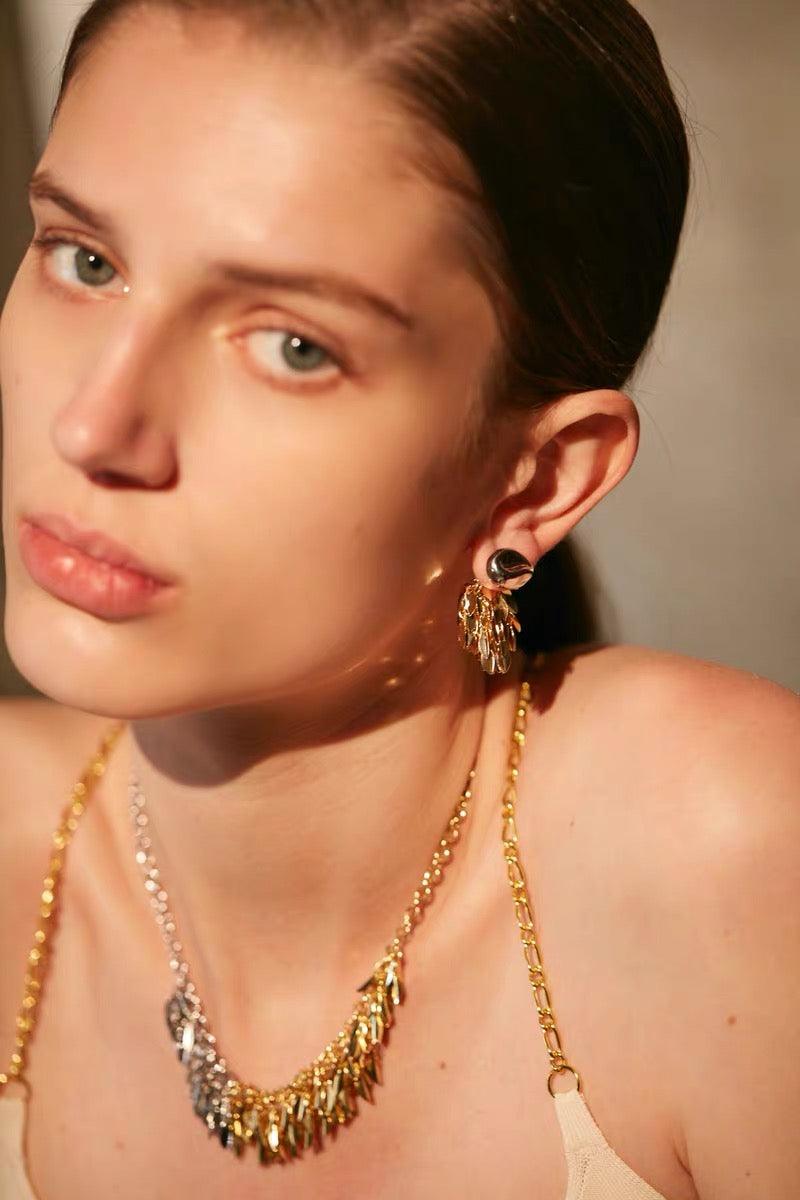Tassel Leaves Earrings Two Ways to Wear - Uniqvibe
