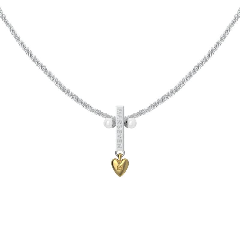 Cross Golden Heart Necklace - Uniqvibe