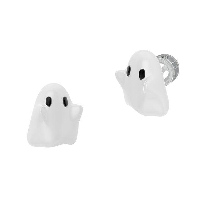 MINI Ghost Enamel Earrings/Ear Cuffs - Uniqvibe