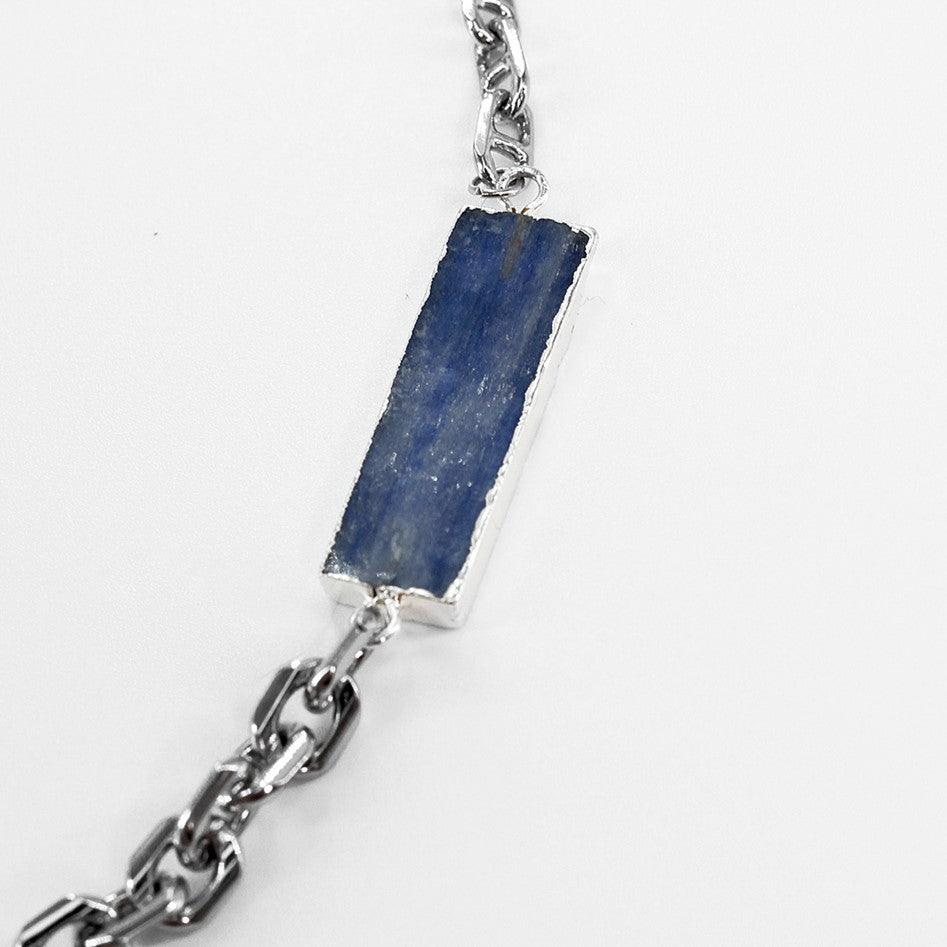 Moonstone and Kyanite Necklace - Uniqvibe